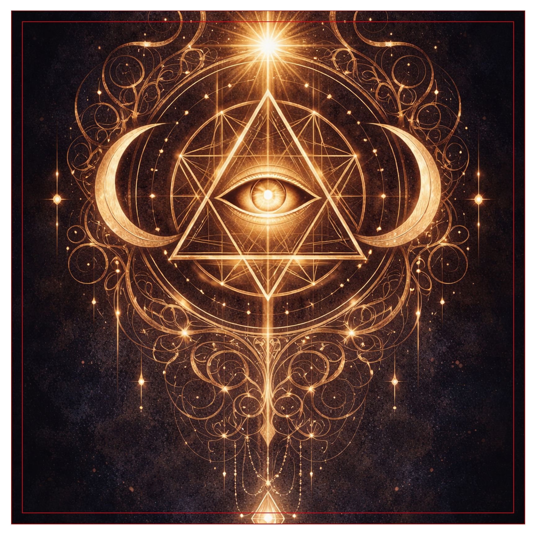 Custom Design Tarot Cloth (22" x 22")